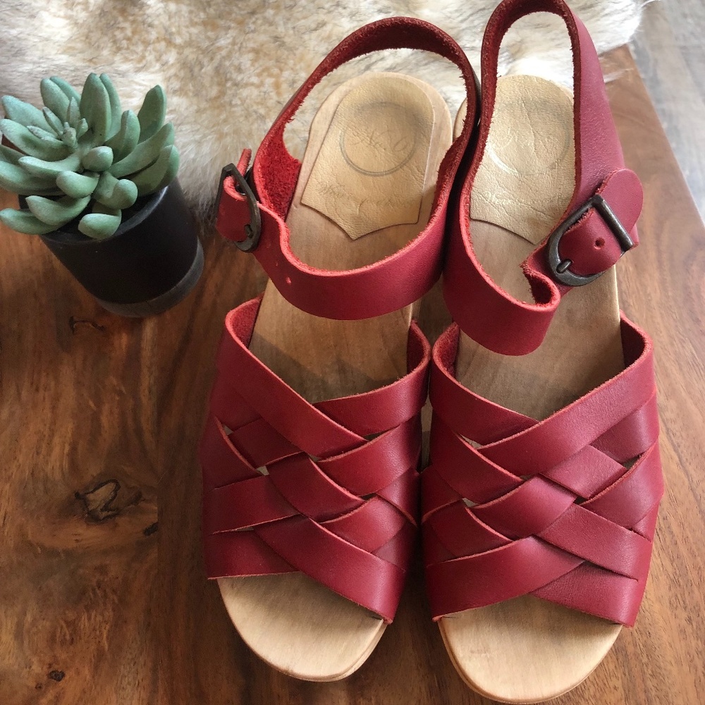 RARE No.6 No. 6 Store Clog Huarache Sandals 37 EUC